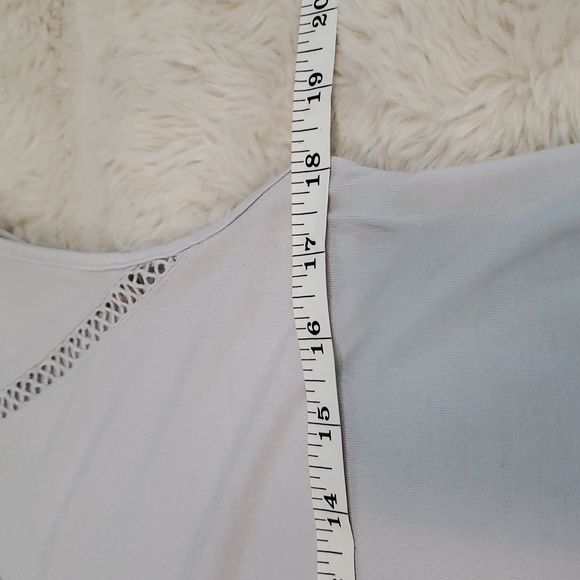 Banana Republic Light Dove Gray Top S - Picture 7 of 8